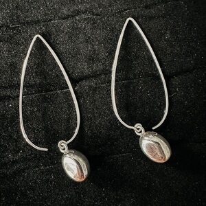 Beautiful Retired Silpada Sterling Silver 925 Modernist Beads Dangle Earrings